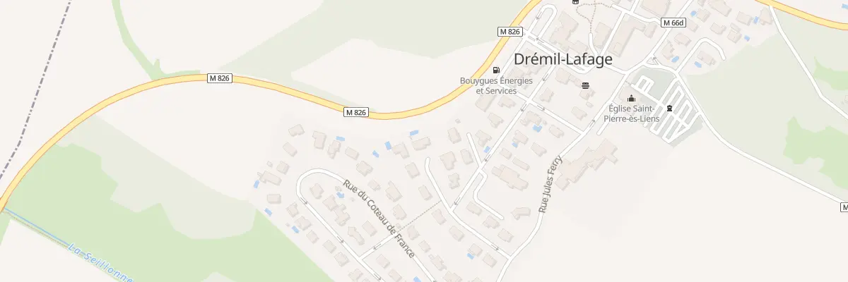 Plan du 3 Rue du Côteau de France à Drémil-Lafage