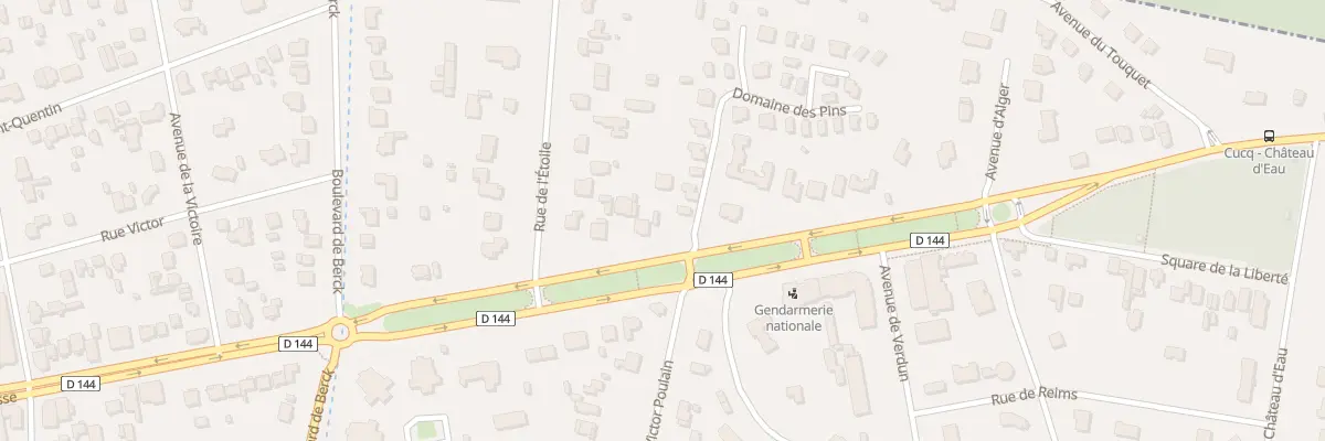 Plan du 652 Bd Edmond Labrasse à Cucq