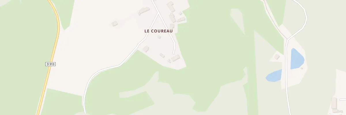 Plan du 5047 Le Coureau à Crozant