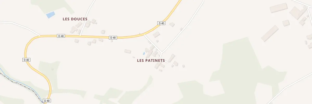Plan du 8 Les Patinets à Chavin