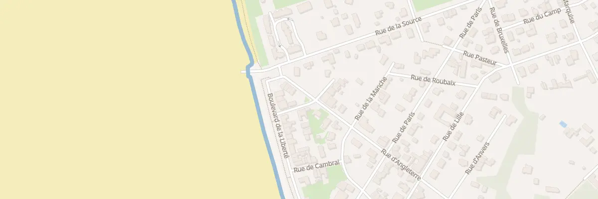 Plan du 2 Rue de Béthune à Ambleteuse