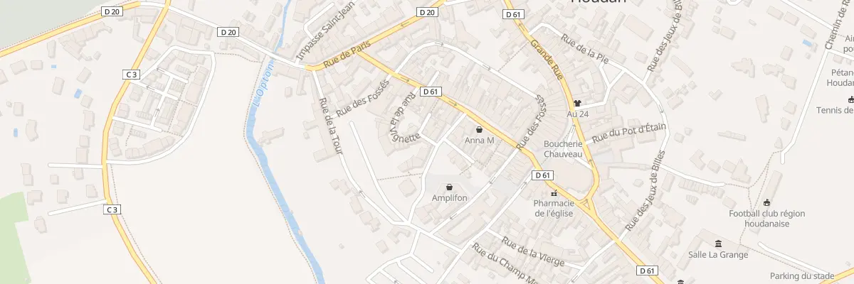 Plan du 8 Rue du Cheval Bardé à Houdan