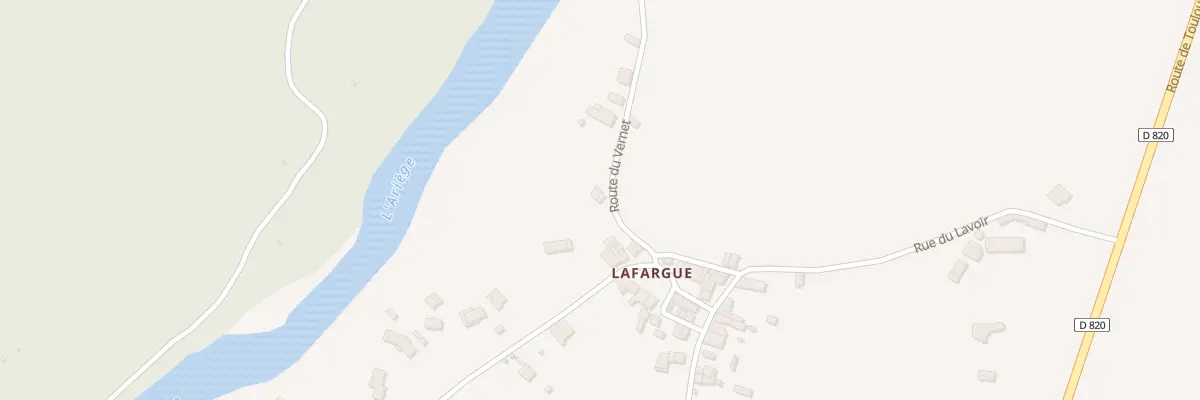 Plan du 3 Rte du Vernet à Bonnac