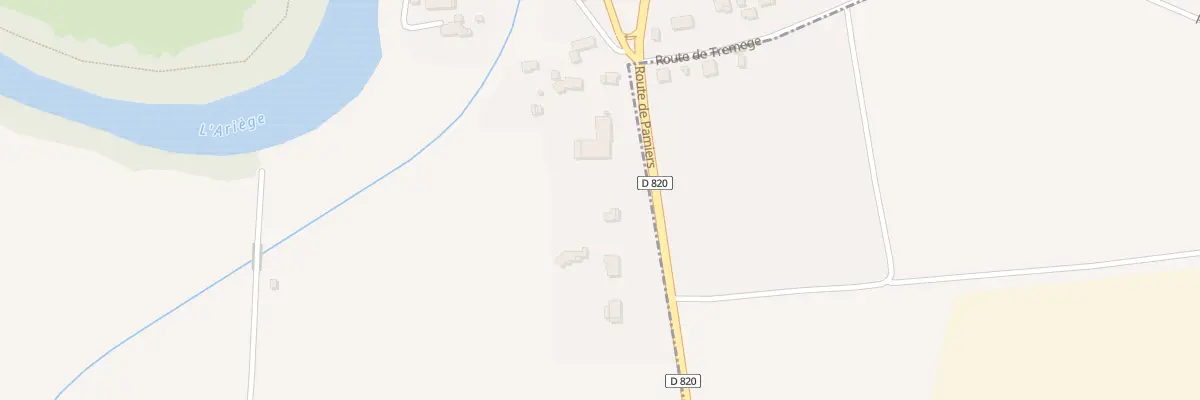 Plan du 5001 Rte de Pamiers à Bonnac