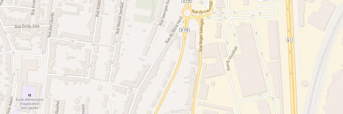 Plan du 23 Rue du Mont Neuf à Outreau
