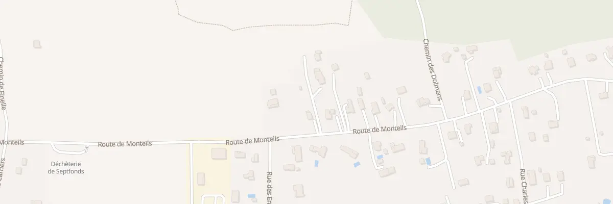 Plan du 58B Rte de Monteils à Septfonds
