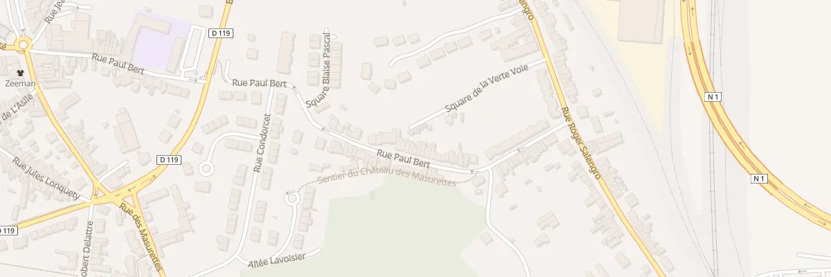 Plan du 52 Rue Paul Bert à Outreau