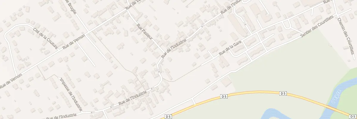 Plan du 45 Rue de l’Industrie à Gasny