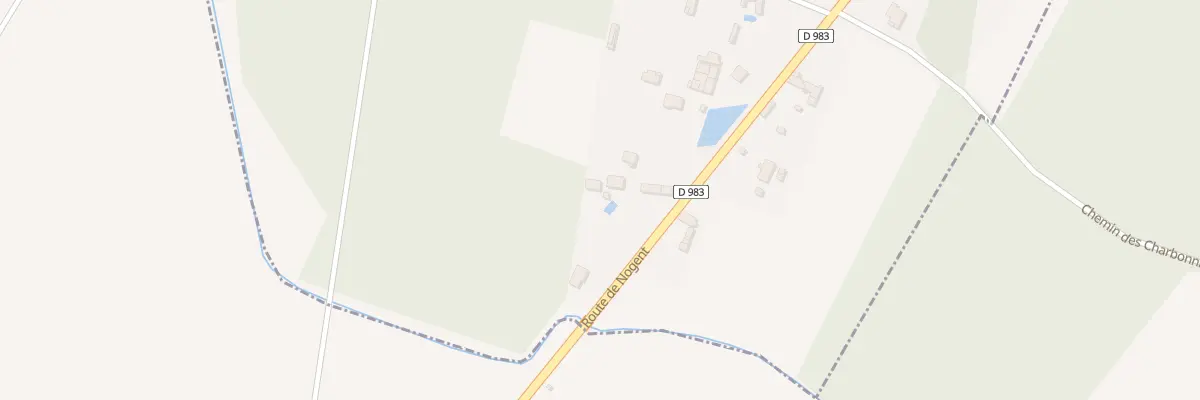 Plan du 28 Rte de Nogent à Grandchamp
