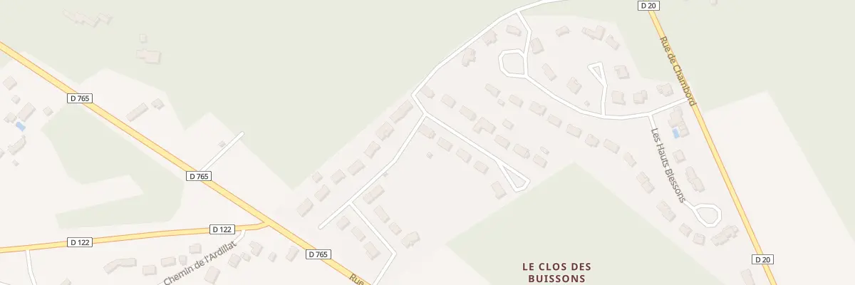 Plan du 19 Lot du Pont Supérieur à Mur-de-Sologne