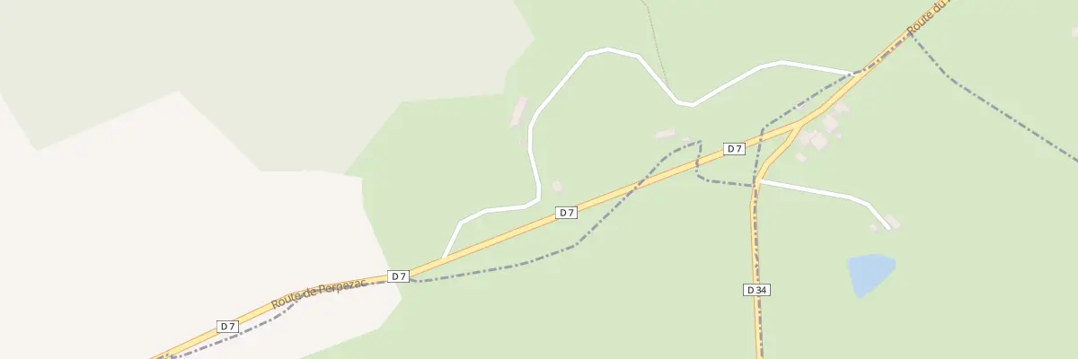 Plan du 5436 Les Barrieres à Lagraulière