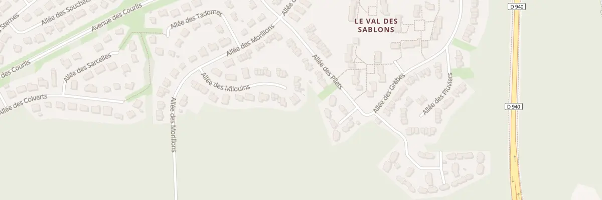 Plan du 146 All des Milouins à Camiers