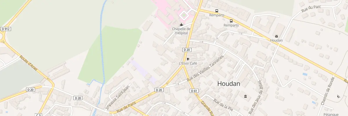 Plan du 64 Rue de Paris à Houdan
