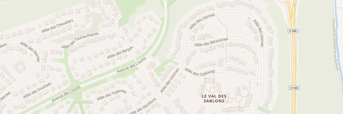 Plan du 5709 All des Litornes à Camiers