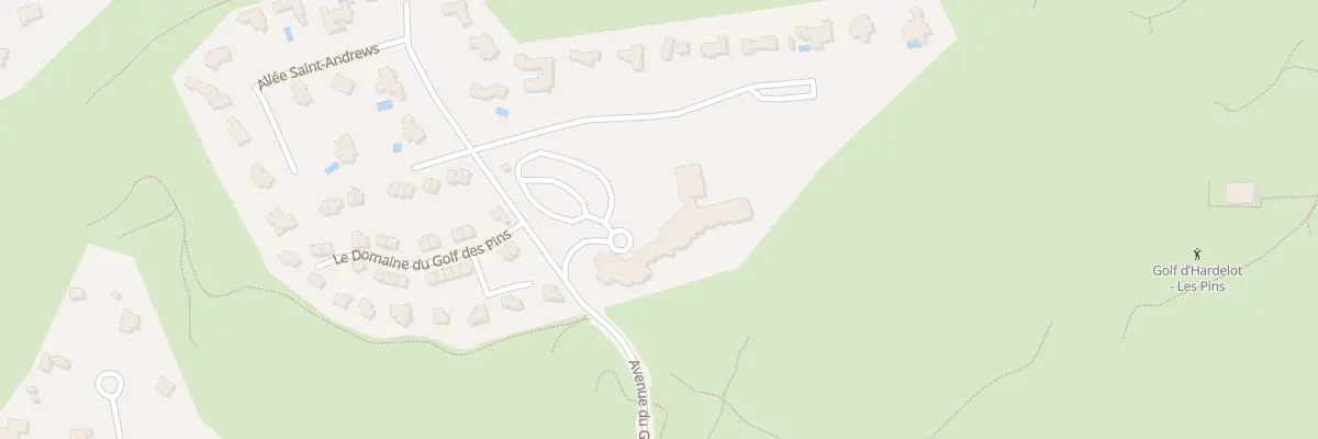 Plan du 86 Av du Golf à Neufchâtel-Hardelot