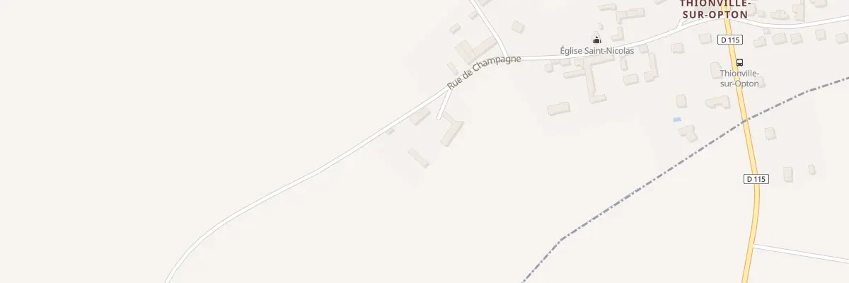 Plan du 15 Rue de Champagne à Maulette