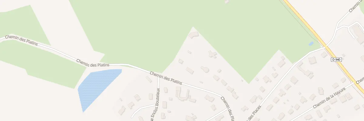 Plan du 42 Che des Platins à Groffliers