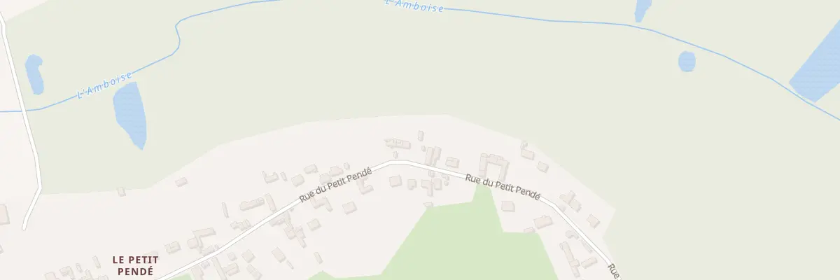 Plan du 85B Rue du Petit Pende à Pendé