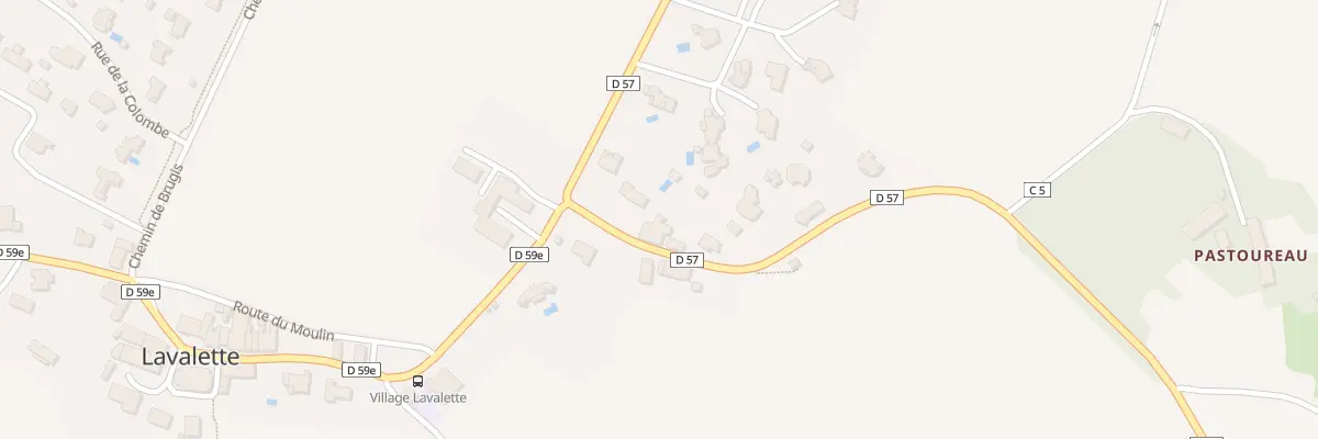 Plan du 5 Rte de la Fontaine à Lavalette