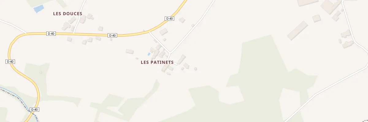 Plan du 5 Les Patinets à Chavin
