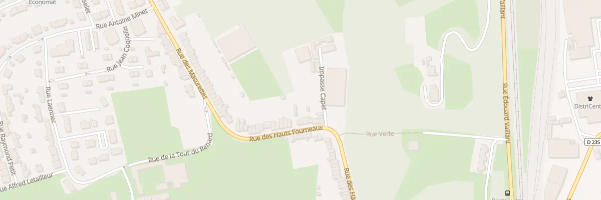 Plan du 43 Rue des Hauts Fourneaux à Outreau