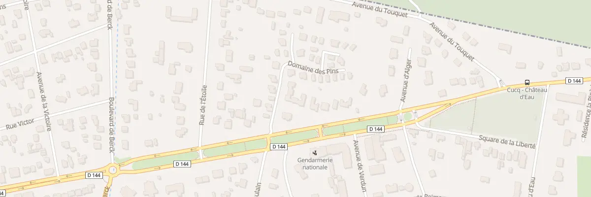 Plan du 572 Bd Edmond Labrasse à Cucq