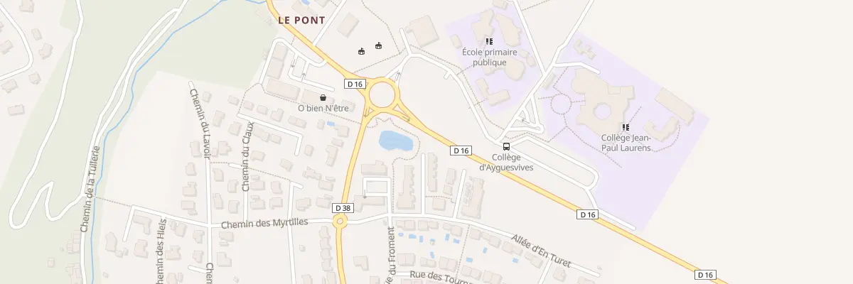 Plan du 3 Imp des Violettes à Ayguesvives