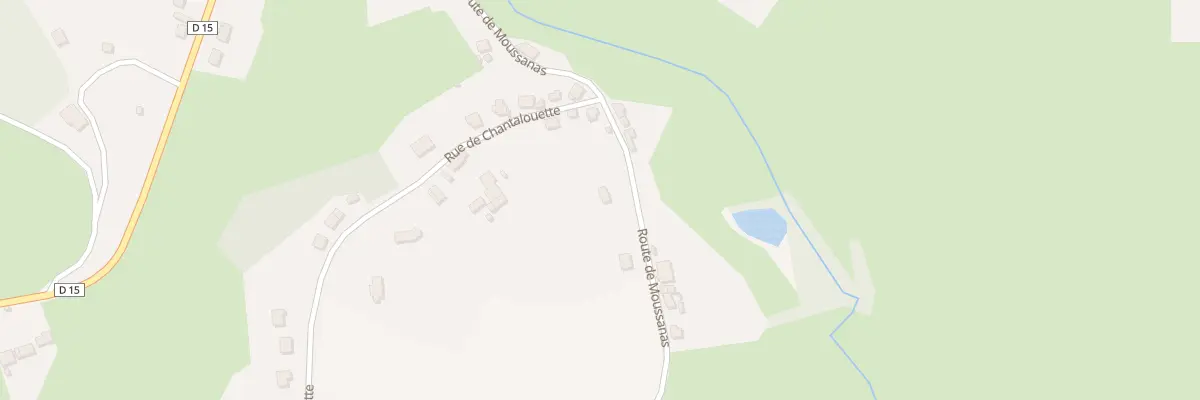 Plan du 32 Rte de Moussanas à Châteauneuf-la-Forêt