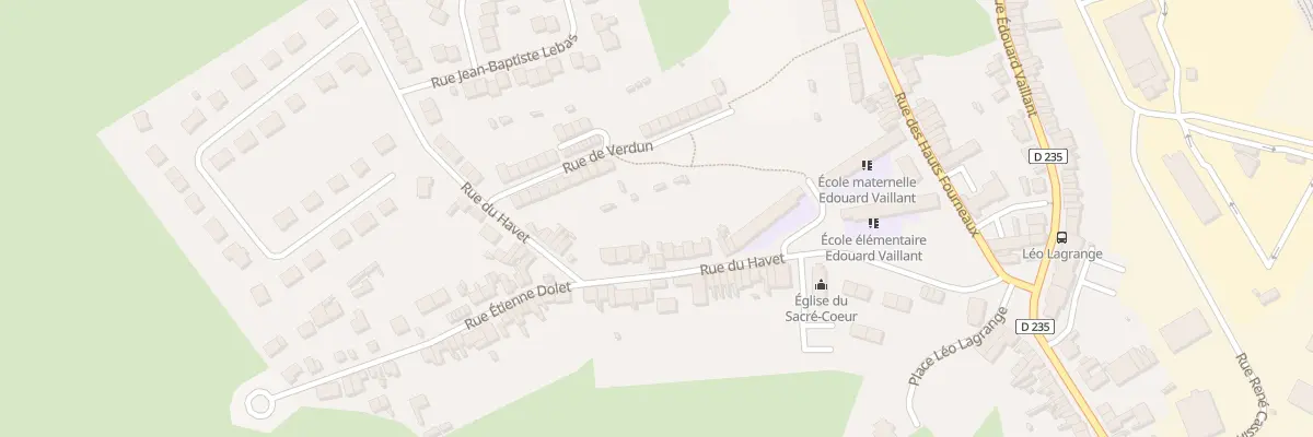 Plan du 22 Rue du Havet à Outreau