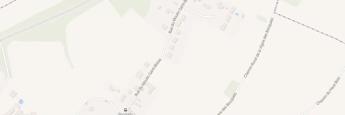 Plan du 28 Rue du Moulin St Blaise à Ménerville