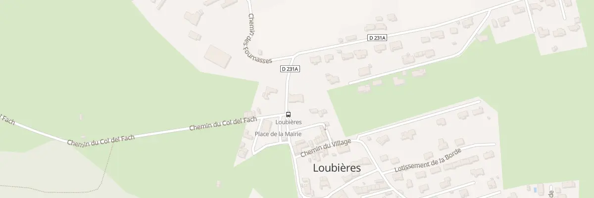 Plan du 2 Che de Boules à Loubières
