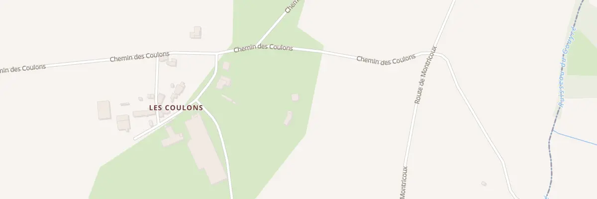 Plan du 115 Che des Coulons à Vaïssac