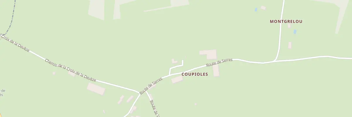 Plan du 509 Rte de Serres à Soulomès