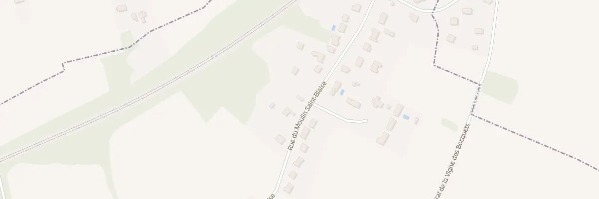 Plan du 19 Rue du Moulin St Blaise à Ménerville