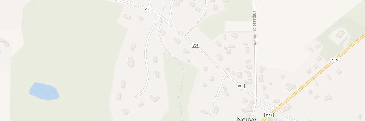Plan du 9 Rte de la Suissière à Neuvy