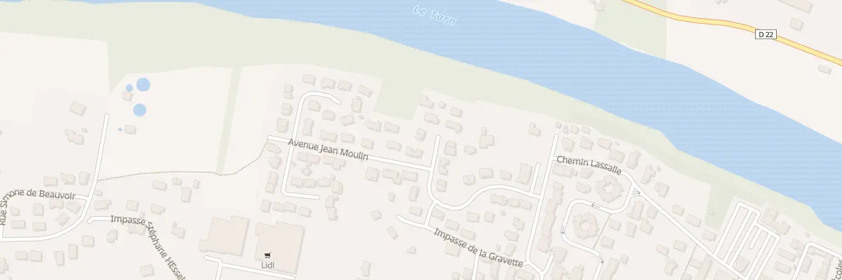 Plan du 31 Imp Jean Moulin à Bessières