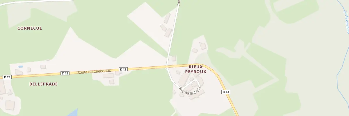 Plan du 2 Imp des Trois Frères à Champnétery