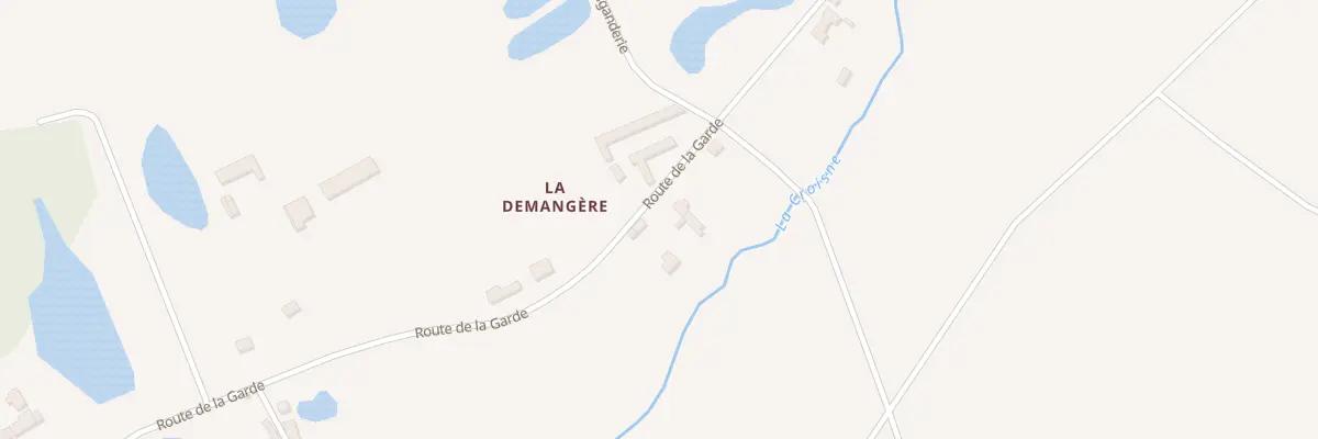 Plan du 176 La Demangère à Gy-en-Sologne