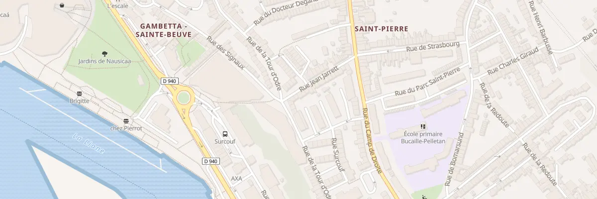 Plan du 4 Rue Jean Jarrett à Boulogne-sur-Mer