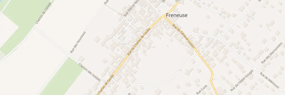 Plan du 90 Rue Charles de Gaulle à Freneuse