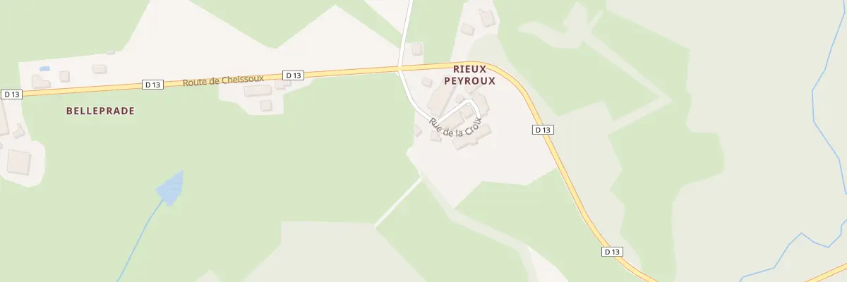 Plan du 2 Rue de la Croix à Champnétery