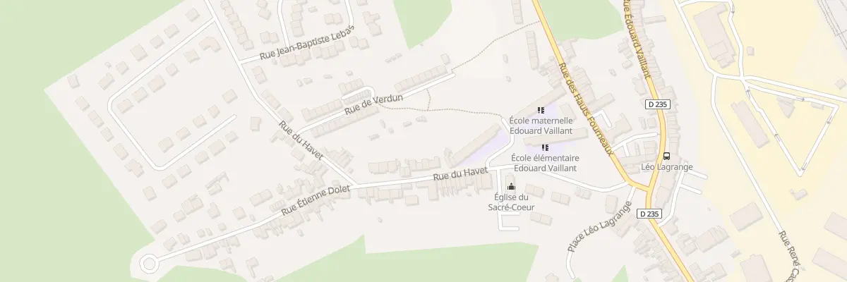 Plan du 16 Rue du Havet à Outreau