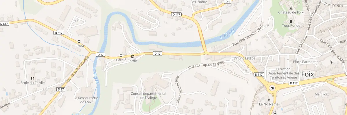 Plan du 30 Rue du Faubourg Planissoles à Foix