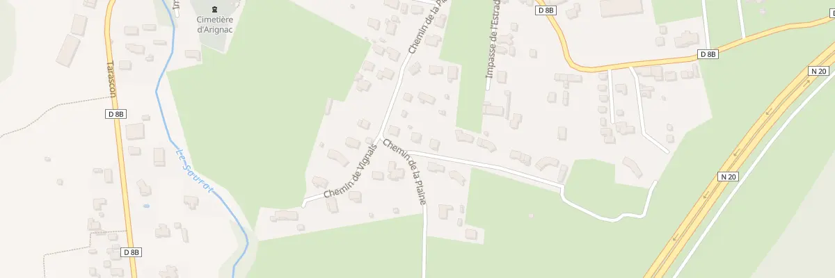 Plan du 19 Che de la Plaine à Arignac