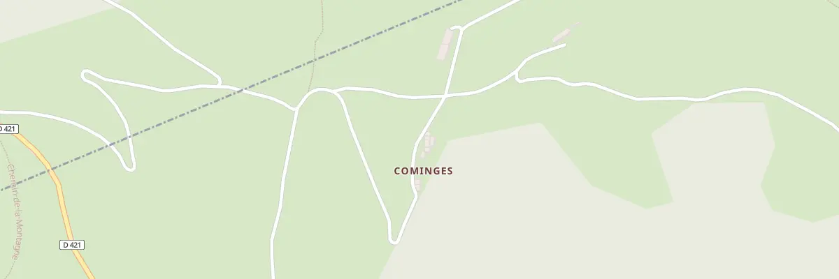 Plan du 106 Cominges à Prayols