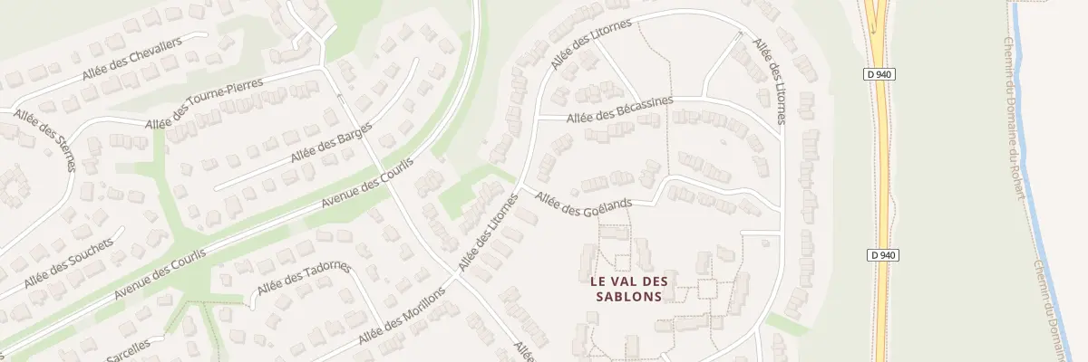 Plan du 5701 All des Litornes à Camiers