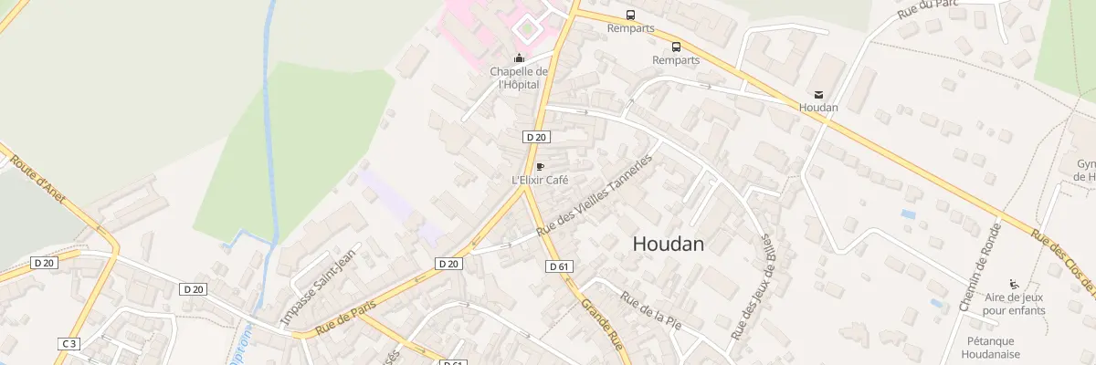 Plan du 49 Rue de Paris à Houdan