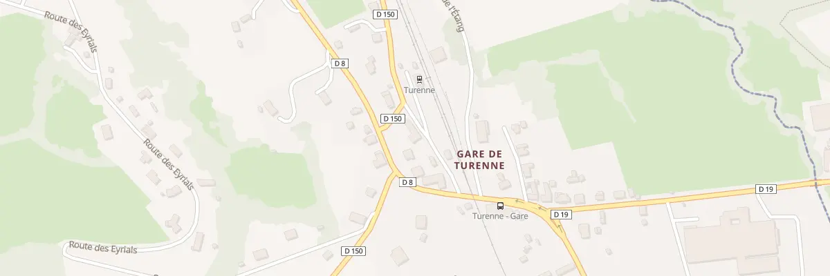 Plan du 85 Esp De La Gare à Turenne