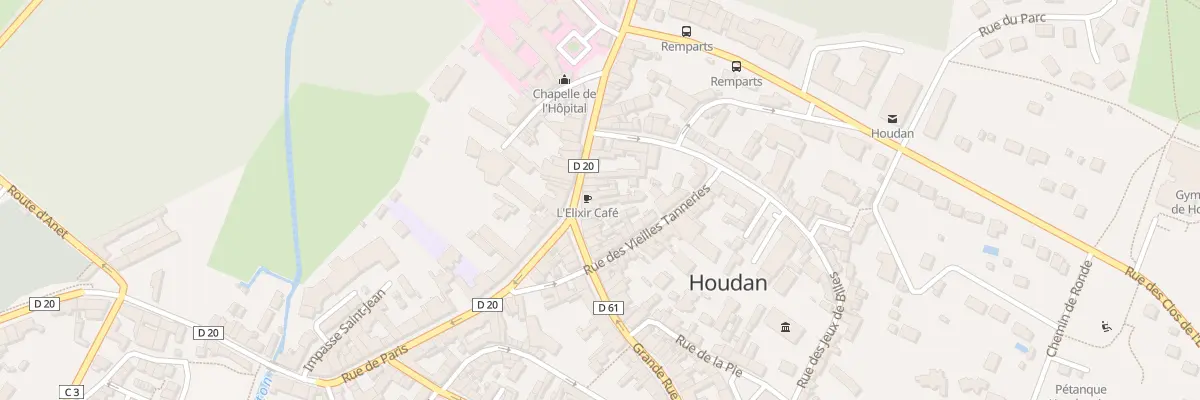 Plan du 45 Rue de Paris à Houdan
