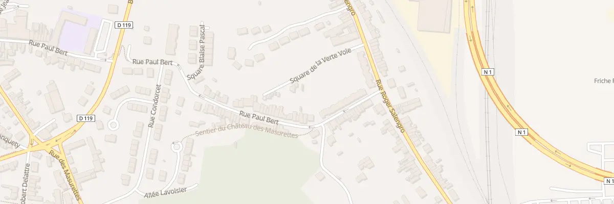 Plan du 32 Rue Paul Bert à Outreau